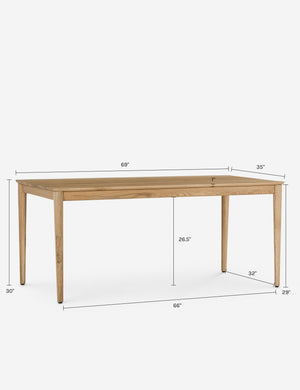 Lussier Dining Table : Natural