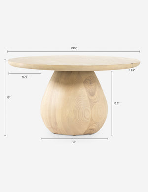 Mulholland Round Coffee Table : Natural
