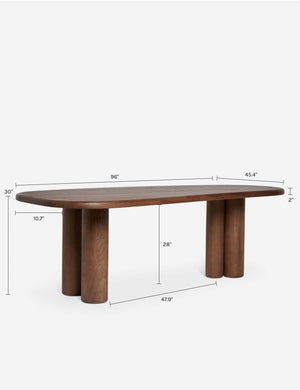 Nave Dining Table by Aimee Song : Cool Brown