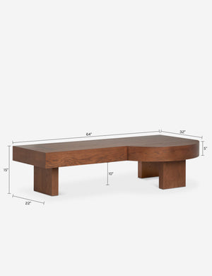 Pida Coffee Table by Sarah Sherman Samuel : Chestnut