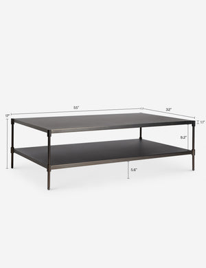 Rowan Coffee Table by Heidi Caillier : Dark Bronze
