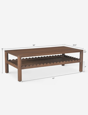 Samantha Coffee Table : Brown
