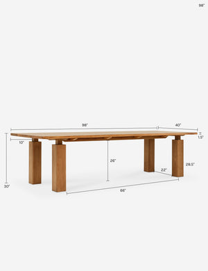 Wolo Dining Table by Sun at Six : Cocoa / 76
