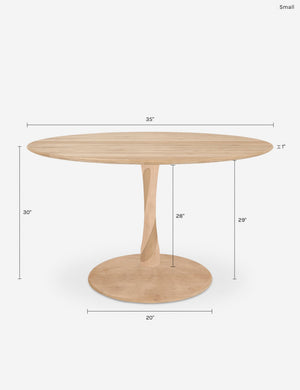 Yarissa Round Dining Table : Small