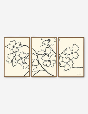 Dogwood Wall Art by Susan Hable (Set of 3), Default Title