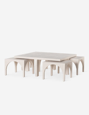 Hilgard Nesting Square Coffee Table (Set of 4)