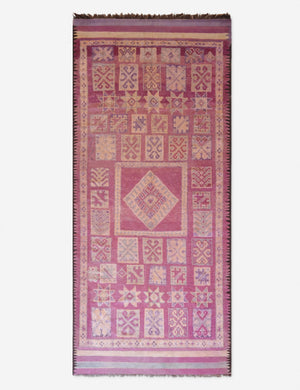 Vintage Moroccan Hand-Knotted Wool Rug No. 62, 5'4
