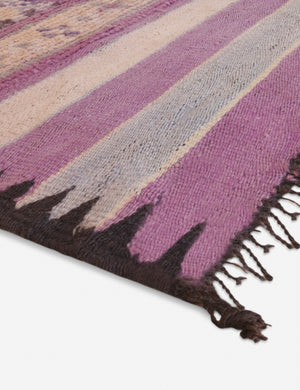 Vintage Moroccan Hand-Knotted Wool Rug No. 62, 5'4