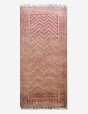 Vintage Moroccan Hand-Knotted Wool Rug No. 50, 6'4 x 15'3