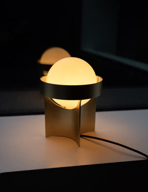 Loop Table Lamp with Sphere IV by Tala : Brass