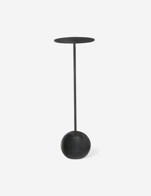 Olinda slim, spherical base round drink table