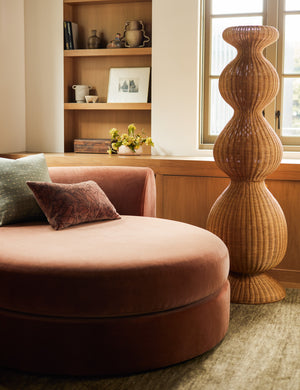 Buckley Modular Media Lounger : Ivory Modern Boucle