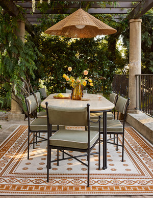 Leni Outdoor Dining Chair : Oat Sunbrella Play