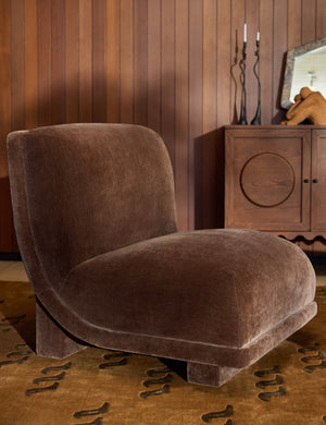 Halata Accent Chair by Sarah Sherman Samuel : Apricot Mini Corduroy