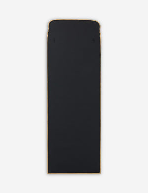 Back of the Coudray serpentine gold leaf frame floor mirror