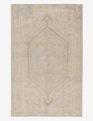 Vintage Turkish Hand-Knotted Wool Rug No. 426, 4'7