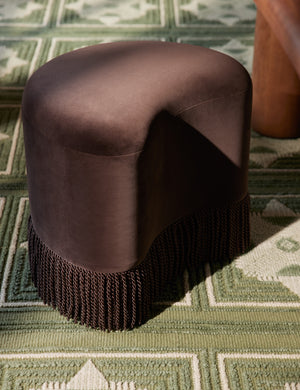 Brahm Stool by Aimee Song : Chocolate Velvet