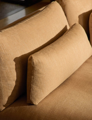 Nelja Modular Sectional Sofa by Sarah Sherman Samuel : Apricot Mini Corduroy