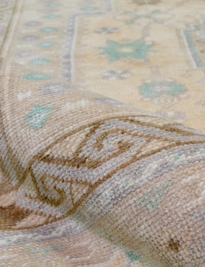 Vintage Turkish Hand-Knotted Wool Rug No. 428, 4'8
