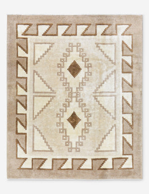 Vintage Turkish Hand-Knotted Wool Rug No. 473, 5' x 6' 2