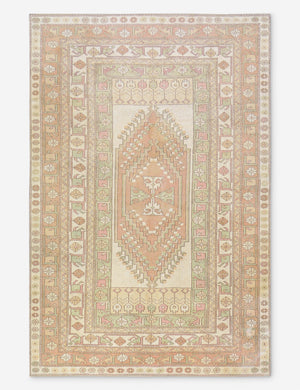 Vintage Turkish Hand-Knotted Wool Rug No. 474, 5' x 7' 4