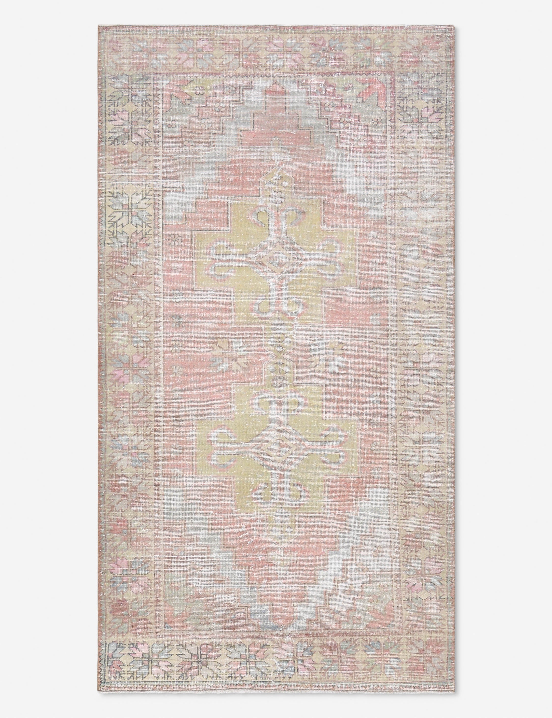 Vintage Turkish Hand-Knotted Wool Rug No. 511, 4' 5" x 8' 2"