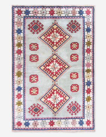 Vintage Moroccan Rug no. 88, 4'3" x 6'2"