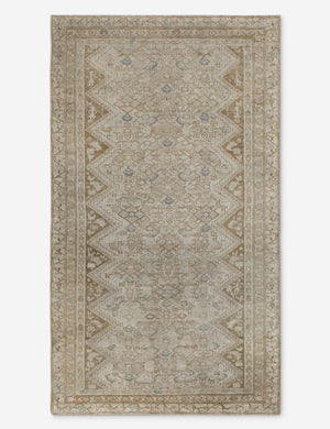 Vintage Turkish Hand-Knotted Wool Rug No. 533, 3'5