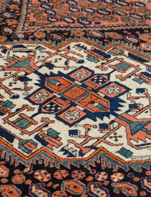 Vintage Turkish Hand-Knotted Wool Rug No. 534, 4'7