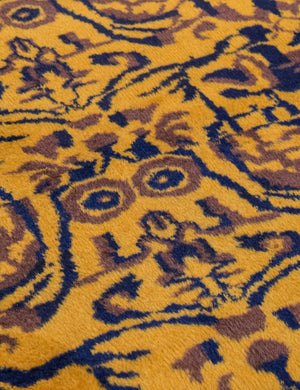 Vintage Turkish Hand-Knotted Wool Rug No. 544, 4'9
