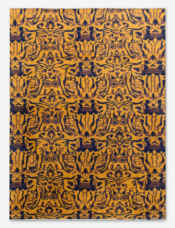 Vintage Turkish Hand-Knotted Wool Rug No. 544, 4'9" x 6'7"