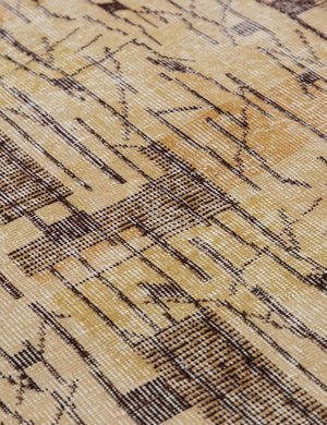Vintage Turkish Hand-Knotted Wool Rug No. 545, 4'9