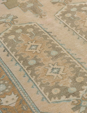 Vintage Turkish Hand-Knotted Wool Rug No. 550, 4'10