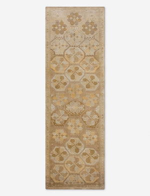 Vintage Turkish Hand-Knotted Wool Runner Rug No. 299, 4'7