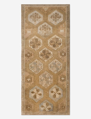 Vintage Turkish Hand-Knotted Wool Runner Rug No. 300, 5'10