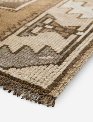 Vintage Turkish Hand-Knotted Wool Runner Rug No. 303, 4'7