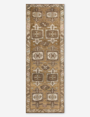 Vintage Turkish Hand-Knotted Wool Runner Rug No. 303, 4'7