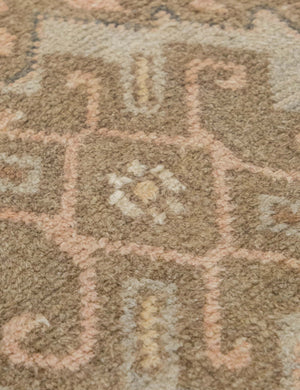 Vintage Turkish Hand-Knotted Wool Mini Rug No. 314, 1'6