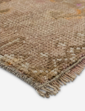 Vintage Turkish Hand-Knotted Wool Mini Rug No. 315, 1'6