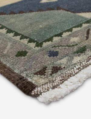 Vintage Turkish Hand-Knotted Wool Mini Rug No. 316, 1'6