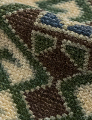 Vintage Turkish Hand-Knotted Wool Mini Rug No. 316, 1'6
