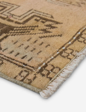 Vintage Turkish Hand-Knotted Wool Mini Rug No. 317, 1'6