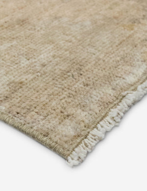 Vintage Turkish Hand-Knotted Wool Mini Rug No. 324, 1'4