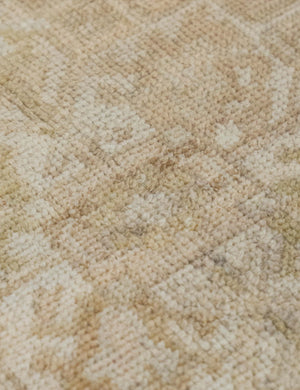 Vintage Turkish Hand-Knotted Wool Mini Rug No. 324, 1'4
