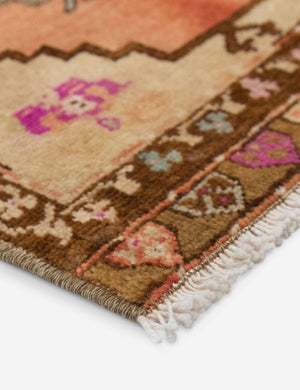 Vintage Turkish Hand-Knotted Wool Mini Rug No. 325, 1'5