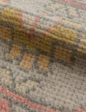 Vintage Turkish Hand-Knotted Wool Mini Rug No. 327, 1'5