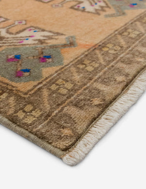 Vintage Turkish Hand-Knotted Wool Mini Rug No. 328, 1'5