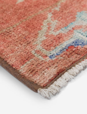 Vintage Turkish Hand-Knotted Wool Mini Rug No. 331, 1'7