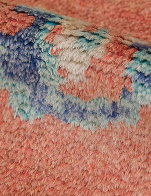 Vintage Turkish Hand-Knotted Wool Mini Rug No. 331, 1'7
