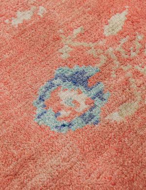 Vintage Turkish Hand-Knotted Wool Mini Rug No. 331, 1'7